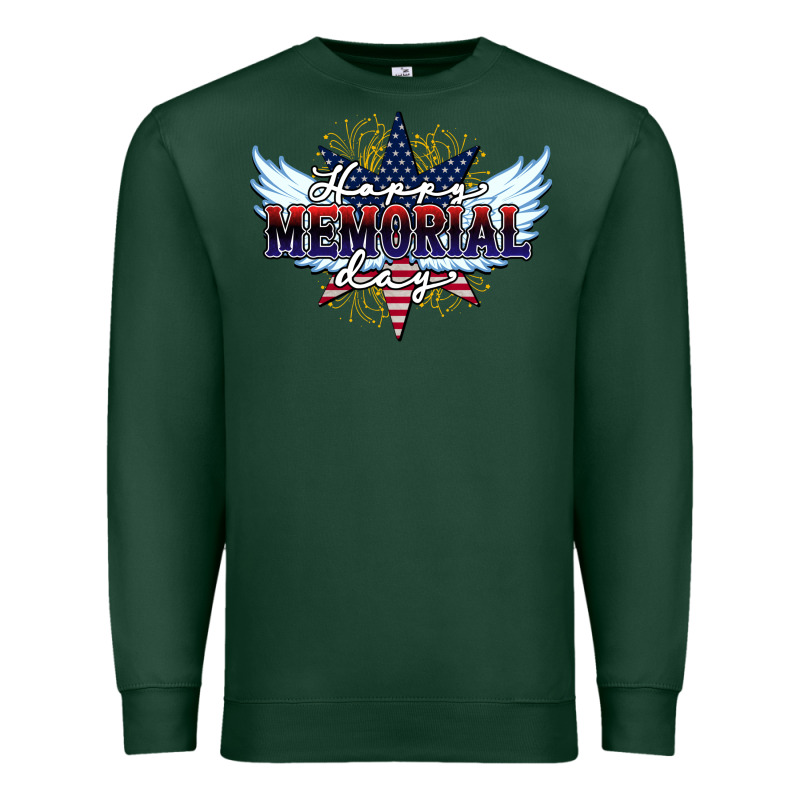 Happy Memorial Day Premium Sweatshirt by HowdyJamesFarm | Teevron
