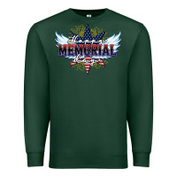 Sports Green happy memorial day Premium Sweatshirt - HowdyJamesFarm
