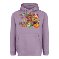 Lavender Pumpkin spice and Jesus christ Heavyweight Hoodie - NancyCooperArtShop