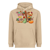 Pumpkin Spice And Jesus Christ Heavyweight Hoodie | Teevron