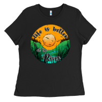 Black life is better at the river Ladies Tee - JahusDesignShop