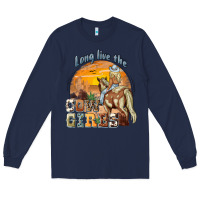Navy long live the cowgirls Long Sleeve Tee - NancyCooperArtShop