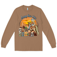 Toasted Coconut long live the cowgirls Long Sleeve Tee - NancyCooperArtShop