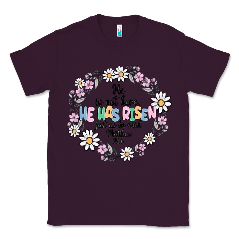 He Has Risen Classic Tee by MaliasSmallBusiness | Teevron