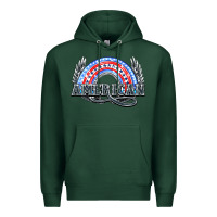 Sports Green American rainbow Premium Hoodie - HowdyJamesFarm