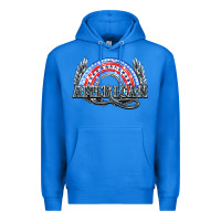 True Royal American rainbow Premium Hoodie - HowdyJamesFarm
