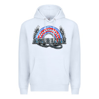 White American rainbow Premium Hoodie - HowdyJamesFarm