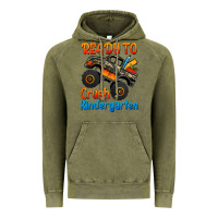 Vintage Olive ready to crush kindergarten Vintage Hoodie - Jasminsmagicworld