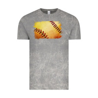 Cloud Rock softball brushstroke Vintage Tee - Jasminsmagicworld