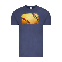 Vintage Denim softball brushstroke Vintage Tee - Jasminsmagicworld