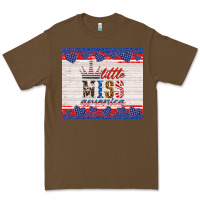 Cacao 4th of july little miss America Premium Tee - HRA Design Shop