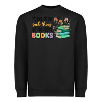 Black there is no such thing as too many books Heavyweight Sweatshirt - MaliasSmallBusiness