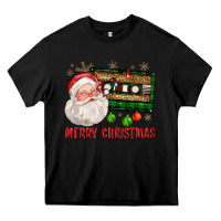 Black Merry christmas santa cassette Heavy Core Tee - FaDigitalArtStudio
