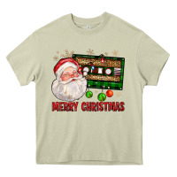 Mossy Merry christmas santa cassette Heavy Core Tee - FaDigitalArtStudio