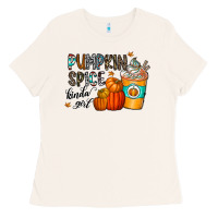 Bone pumpkin spice kinda girl Ladies Tee - CowhideDigitalArt