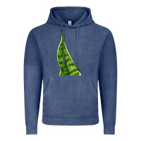 Vintage Denim Snake Plant Vintage Hoodie - LillyAllenDesigns