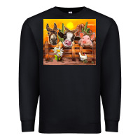 Black farm animal Premium Sweatshirt - TumblerDesignByShophia