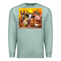 Seafoam farm animal Premium Sweatshirt - TumblerDesignByShophia