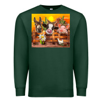 Sports Green farm animal Premium Sweatshirt - TumblerDesignByShophia