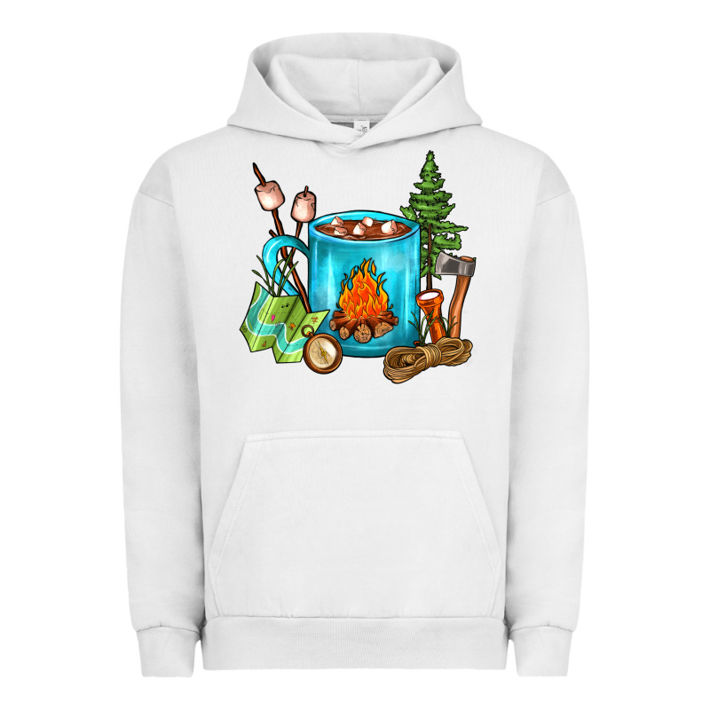 Camping Coffee Urban Hoodie by FaDigitalArtStudio | Teevron