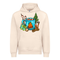 Sandshell Camping Coffee Urban Hoodie - FaDigitalArtStudio
