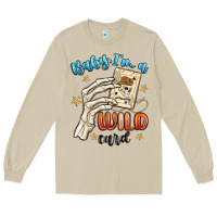 Mushroom baby im a wild card Long Sleeve Tee - MaliasSmallBusiness