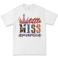 White little miss america Premium Tee - HRA Design Shop