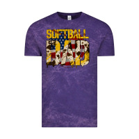 Cloud Purple softball dad Vintage Tee - Jasminsmagicworld