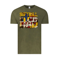 Vintage Olive softball dad Vintage Tee - Jasminsmagicworld