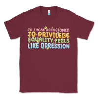 Burgundy to those accustomed to privilege Classic Tee - MaliasSmallBusiness