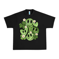 Black st. patrick's day green smile Urban Heavy Tee - MaliasSmallBusiness