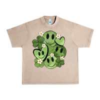 French Oak st. patrick's day green smile Urban Heavy Tee - MaliasSmallBusiness