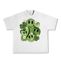 Lunar Rock st. patrick's day green smile Urban Heavy Tee - MaliasSmallBusiness