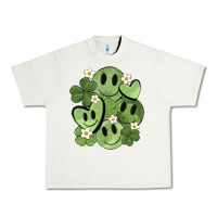 Pistachio st. patrick's day green smile Urban Heavy Tee - MaliasSmallBusiness