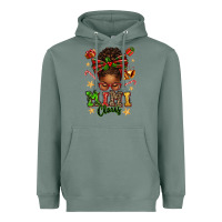 Sage mimi claus afro messy bun Heavyweight Hoodie - texasbilliewilder