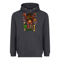 Smoke mimi claus afro messy bun Heavyweight Hoodie - texasbilliewilder