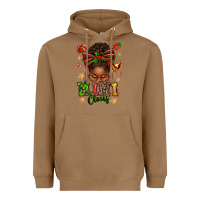 Toasted Coconut mimi claus afro messy bun Heavyweight Hoodie - texasbilliewilder