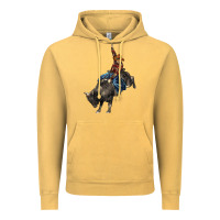 Vintage Mustard western rodeo bullfighter Vintage Hoodie - BarkalooDesign