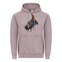 Vintage Zinc western rodeo bullfighter Vintage Hoodie - BarkalooDesign