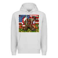 Dove Grey Army Veteran Boots Christmas Tumbler 4th of july Premium Hoodie - HowdyJamesFarm