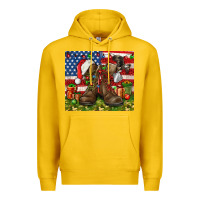 Lemon Army Veteran Boots Christmas Tumbler 4th of july Premium Hoodie - HowdyJamesFarm