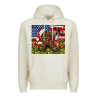 Oatmeal Heather Army Veteran Boots Christmas Tumbler 4th of july Premium Hoodie - HowdyJamesFarm