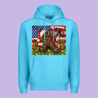 Army Veteran Boots Christmas Tumbler 4th Of July Premium Hoodie Designed By Howdyjamesfarm