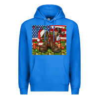 True Royal Army Veteran Boots Christmas Tumbler 4th of july Premium Hoodie - HowdyJamesFarm