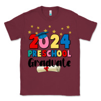 Burgundy 2024 preschool graduate Classic Tee - JahusDesignShop
