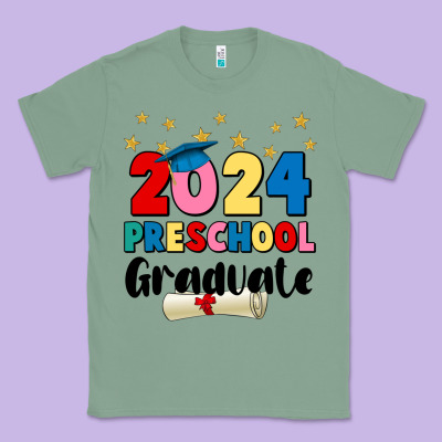 2024 Preschool Graduate Classic Tee Designed By Jahusdesignshop