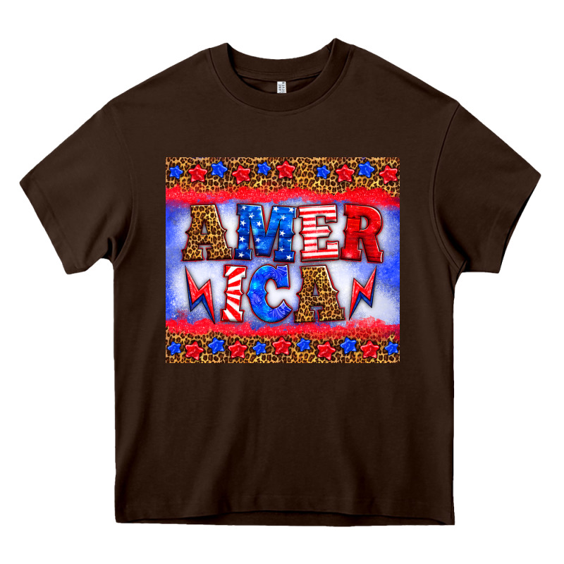 America Thunderbolt Heavy Core Tee by HRA Design Shop | Teevron