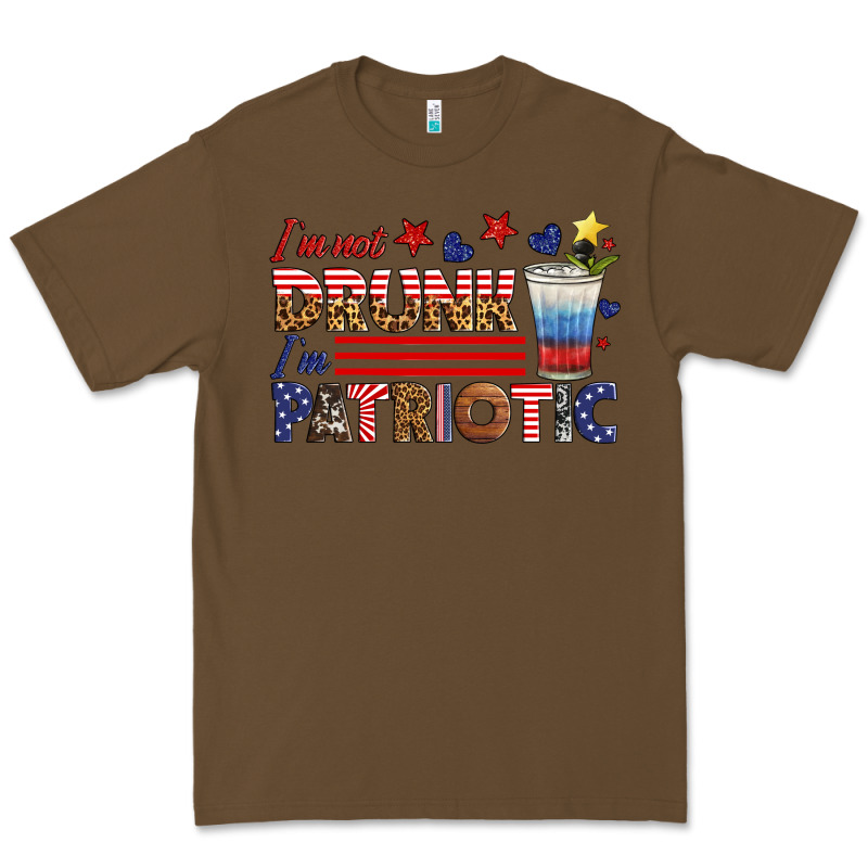 I'm Not Drunk I'm Patriotic Premium Tee by HRA Design Shop | Teevron