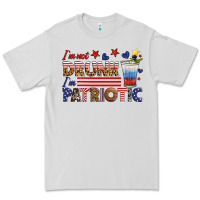 Dove Grey i'm not drunk i'm patriotic Premium Tee - HRA Design Shop