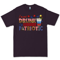Plum i'm not drunk i'm patriotic Premium Tee - HRA Design Shop